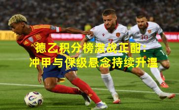 德乙积分榜激战正酣：冲甲与保级悬念持续升温